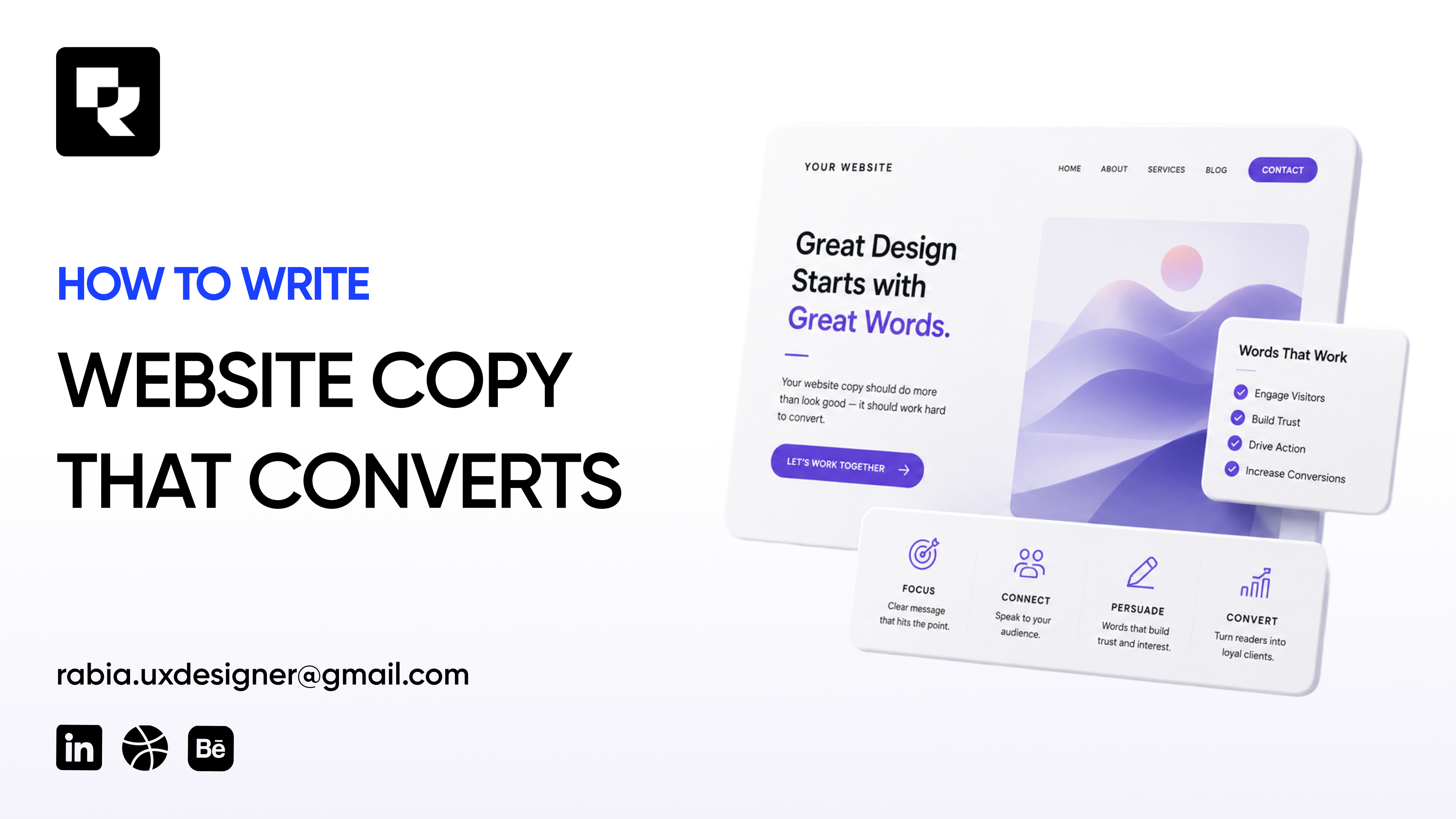 How to Write Website Copy That Converts - rabia.aliaziz.design