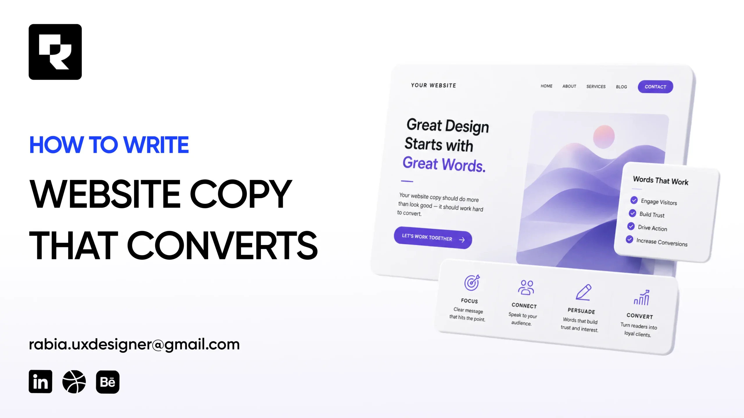How to Write Website Copy That Converts - rabia.aliaziz.design