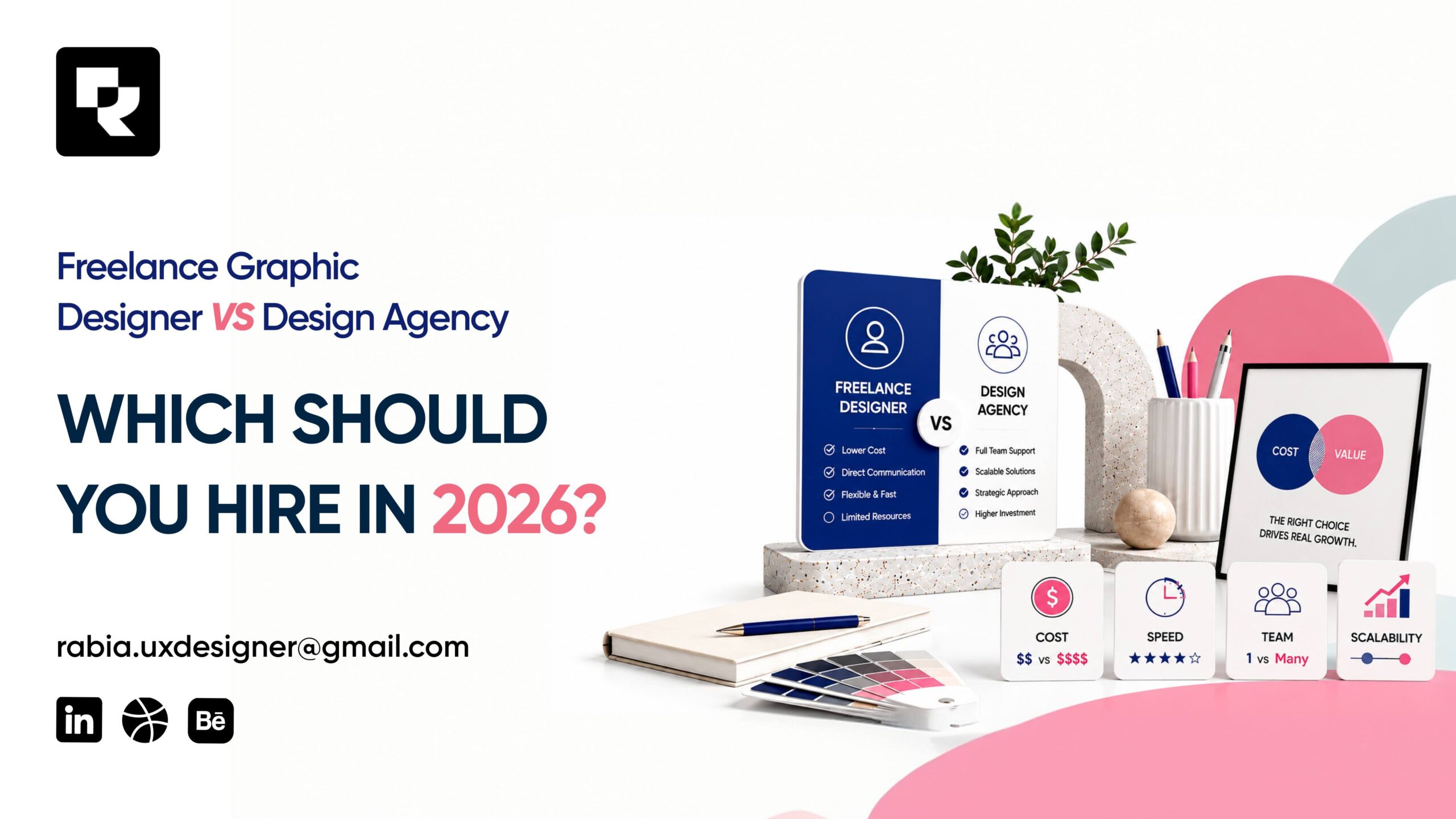 freelance graphic designer vs agency comparison - rabia.aliaziz.design